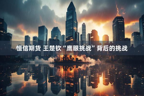 恒信期货 王楚钦“鹰眼挑战”背后的挑战